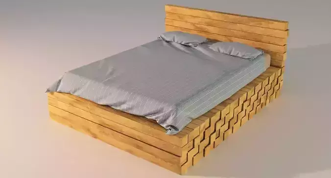 Loft Bed 3D model