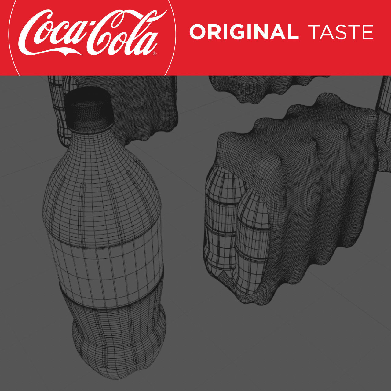 Coca Cola Pack 3D model_5