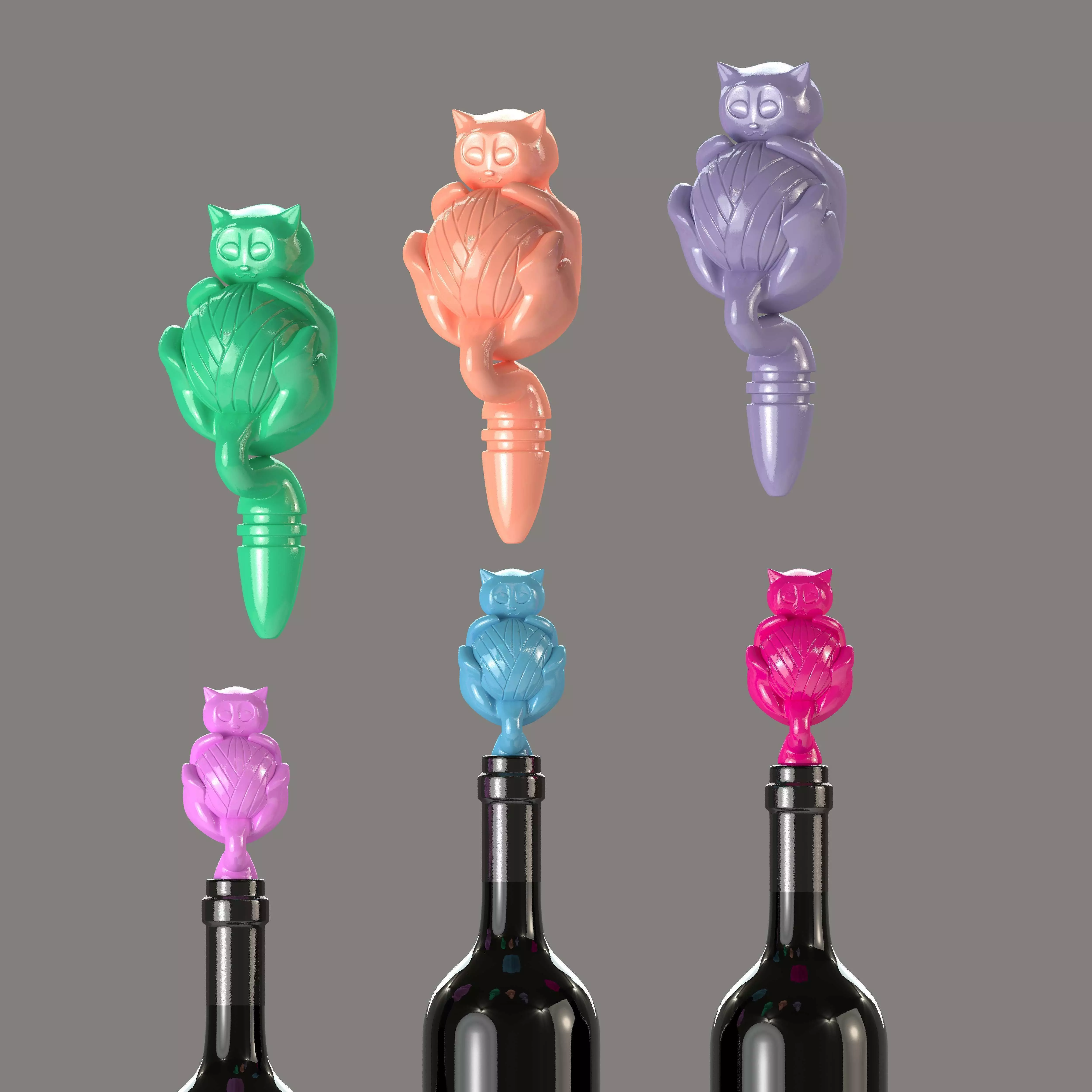 Bottle Cork  for printing with a 3d printer 3D print model_0
