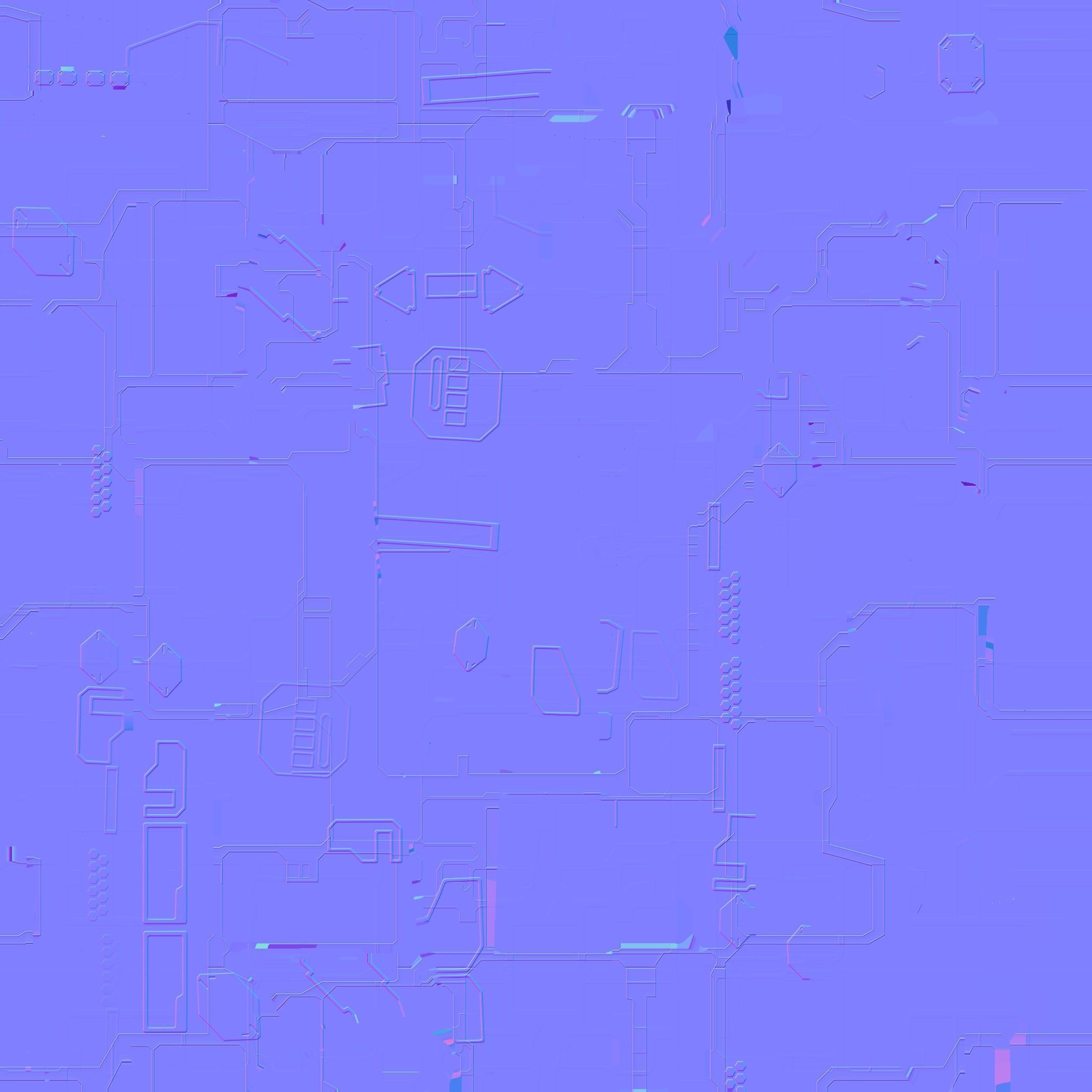 Low Poly Spaceship collection Low-poly 3D model_43