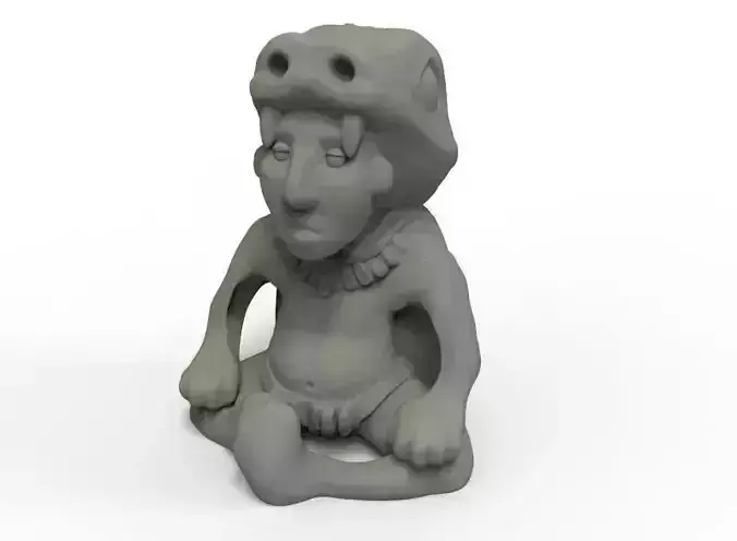 Mayan Sculpture 2 3D print model
