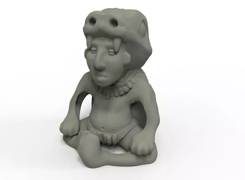 Mayan Sculpture 2 3D print model_0