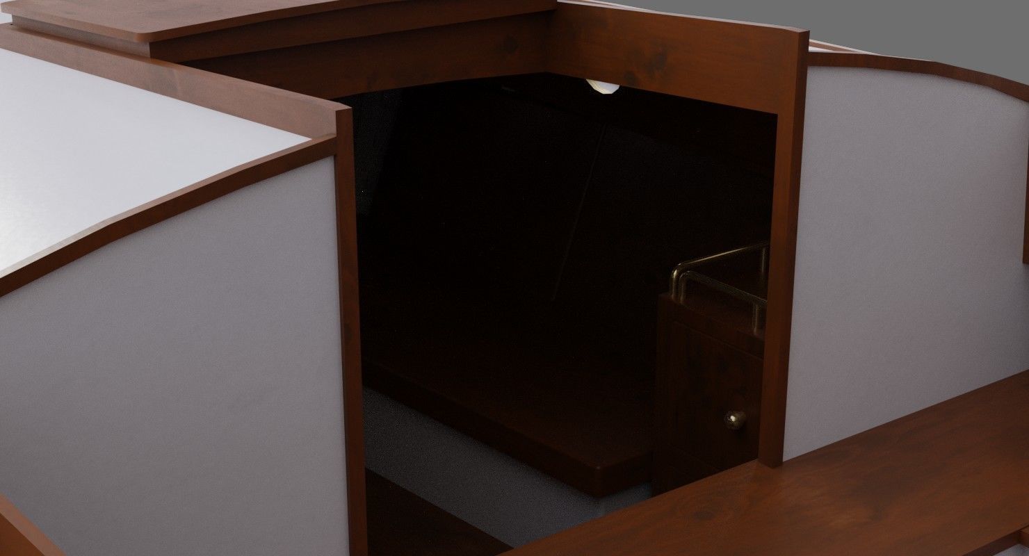 Sailboat 1A Low-poly 3D model_11