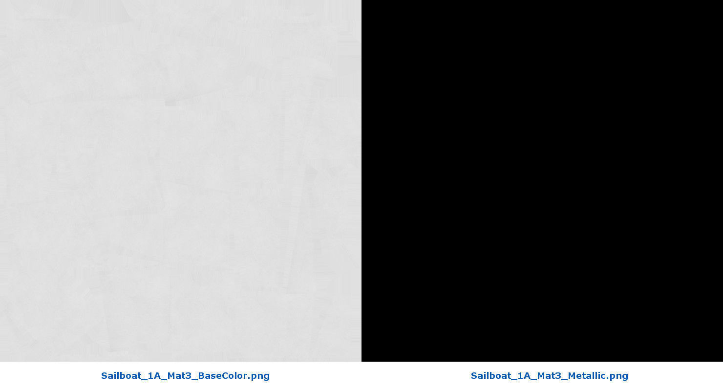 Sailboat 1A Low-poly 3D model_28