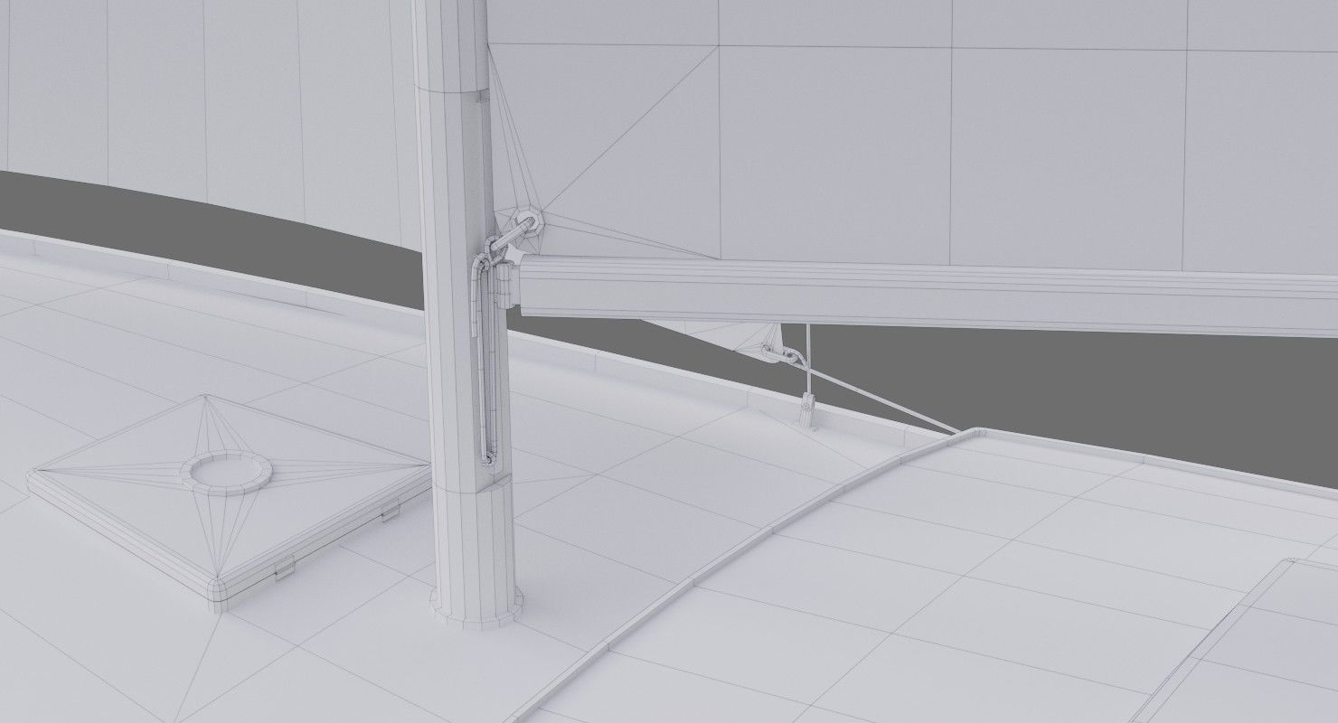 Sailboat 1A Low-poly 3D model_16