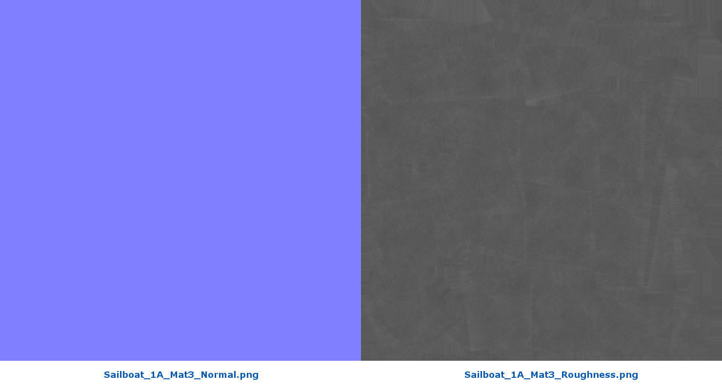 Sailboat 1A Low-poly 3D model_29