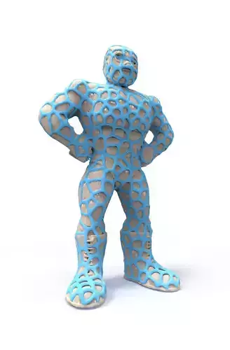 Luchador 1 - Dual Extrusion Remix 3D print model