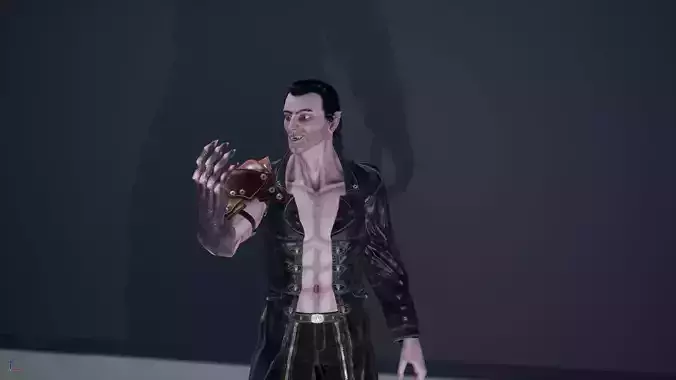 Vampire Demon character Free 3D model