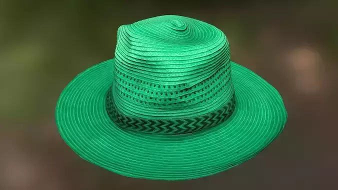 Hat lowpoly 3D mode