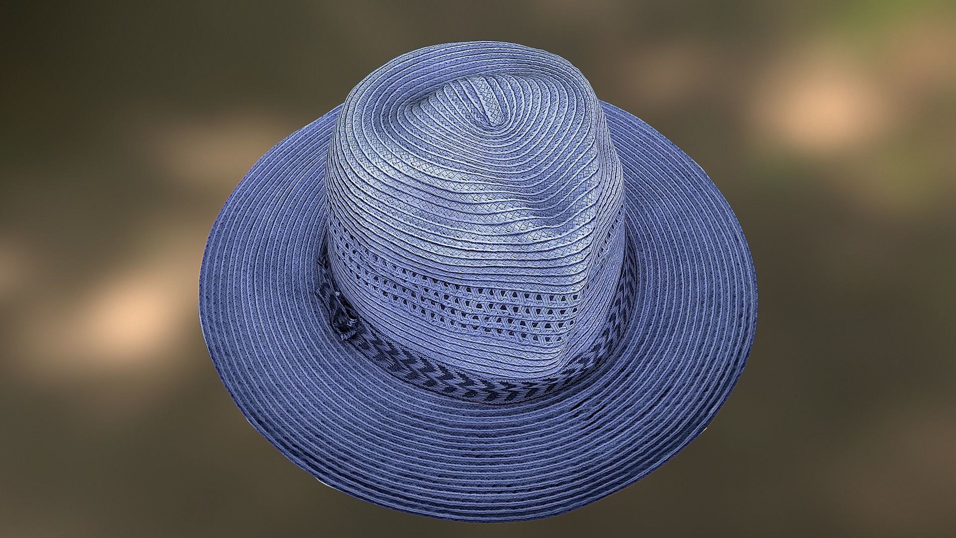Hat low poly 3D model fedora Low-poly 3D model_4