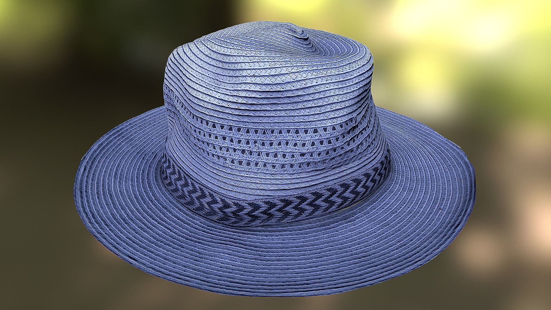 Hat low poly 3D model fedora Low-poly 3D model_1