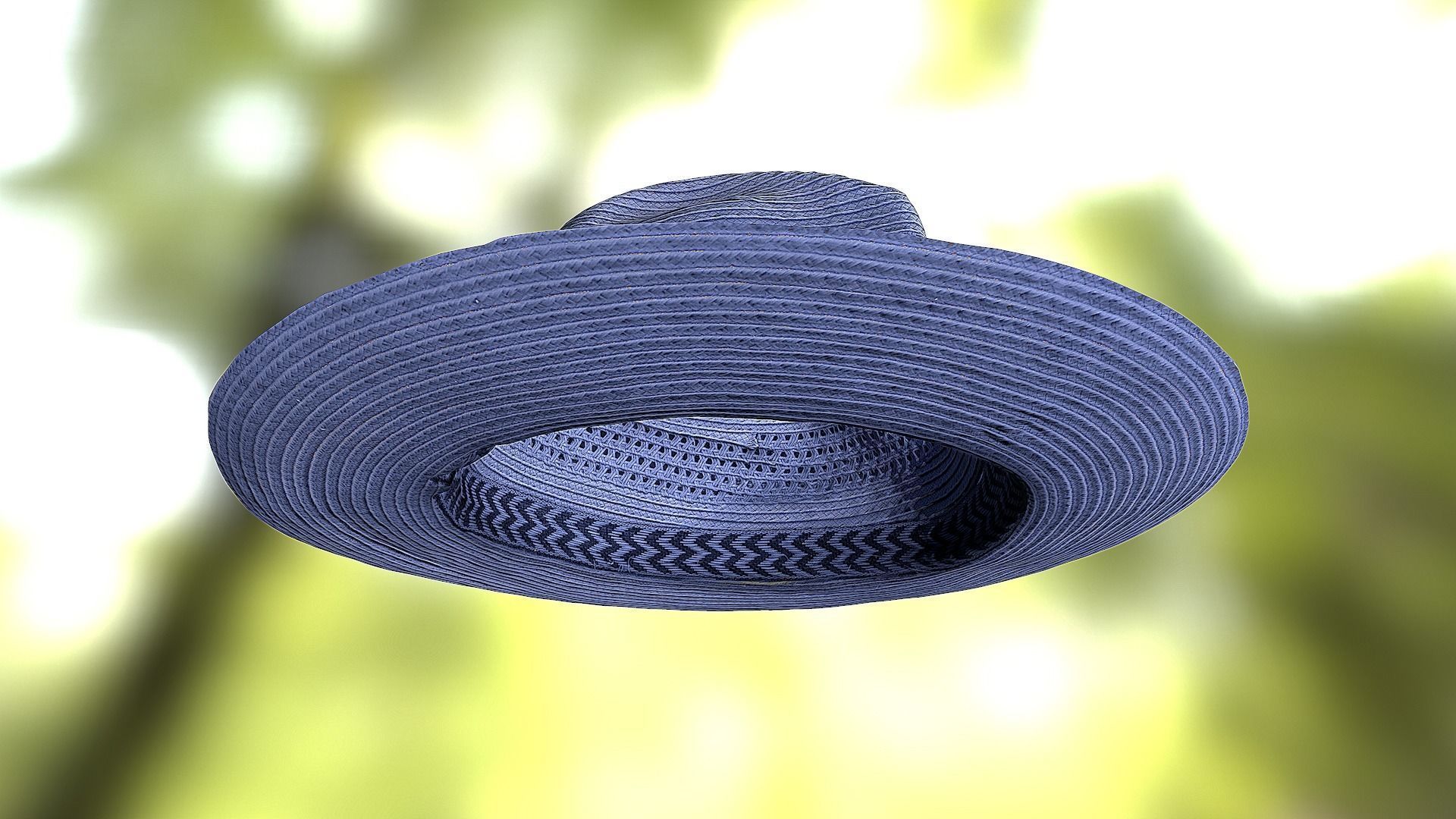Hat low poly 3D model fedora Low-poly 3D model_5