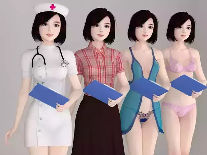 Otome various outfit pose 01