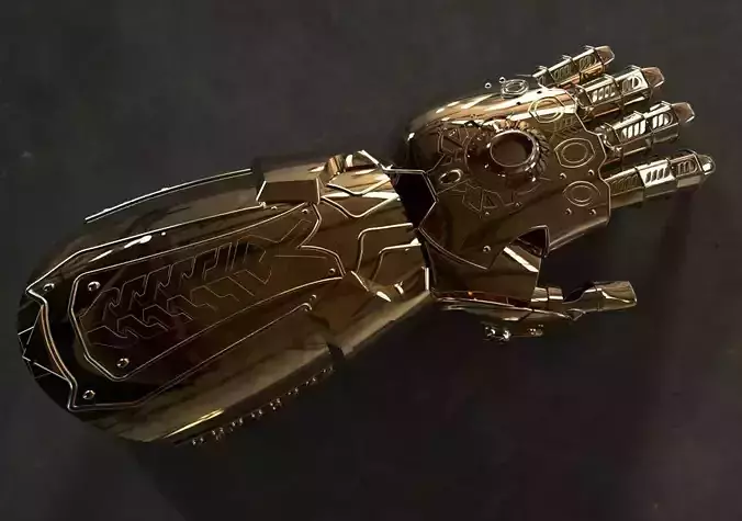 THANOS INFINITY GAUNTLET FROM INFINITY WAR 3D print model
