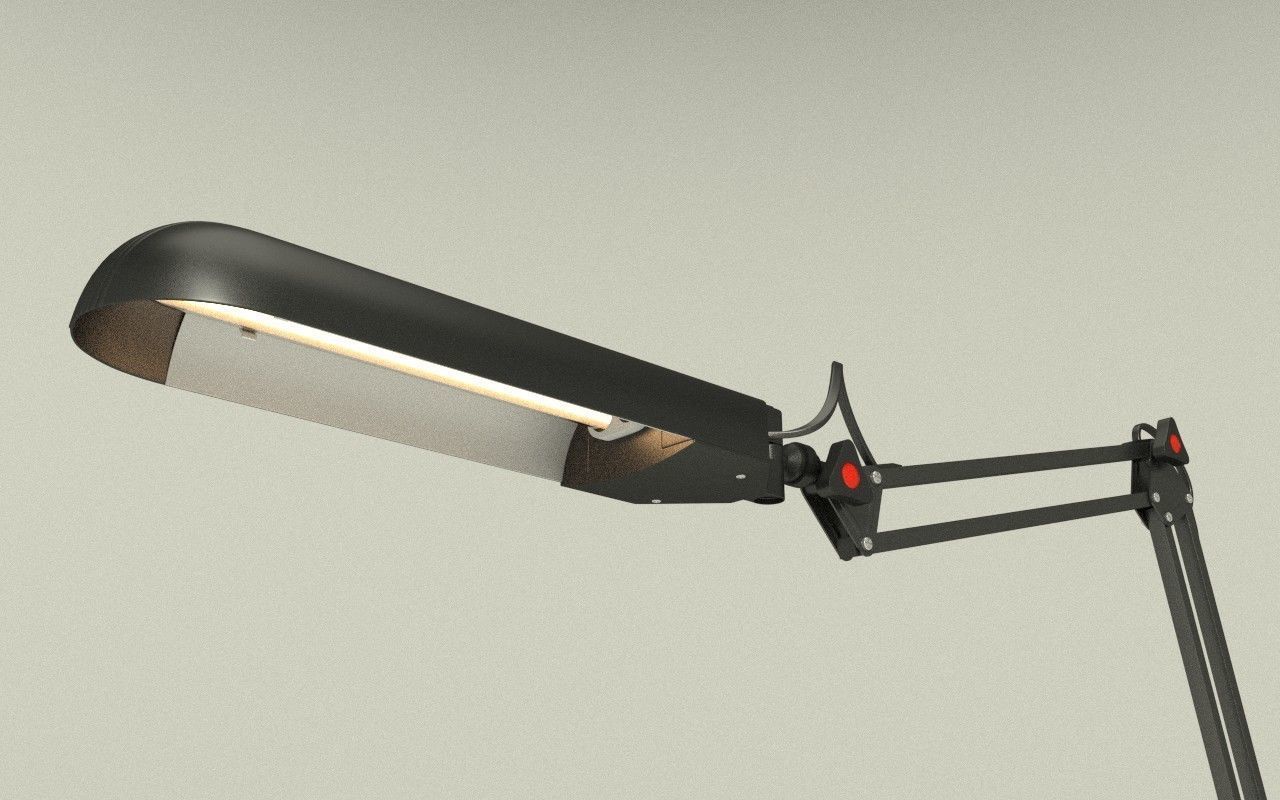 Adjustable table lamp 3D model_4