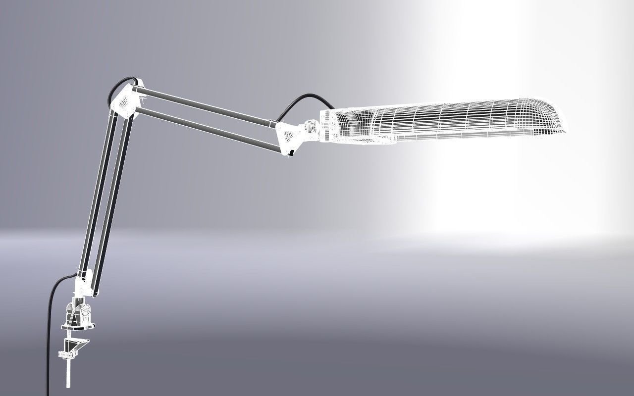 Adjustable table lamp 3D model_7