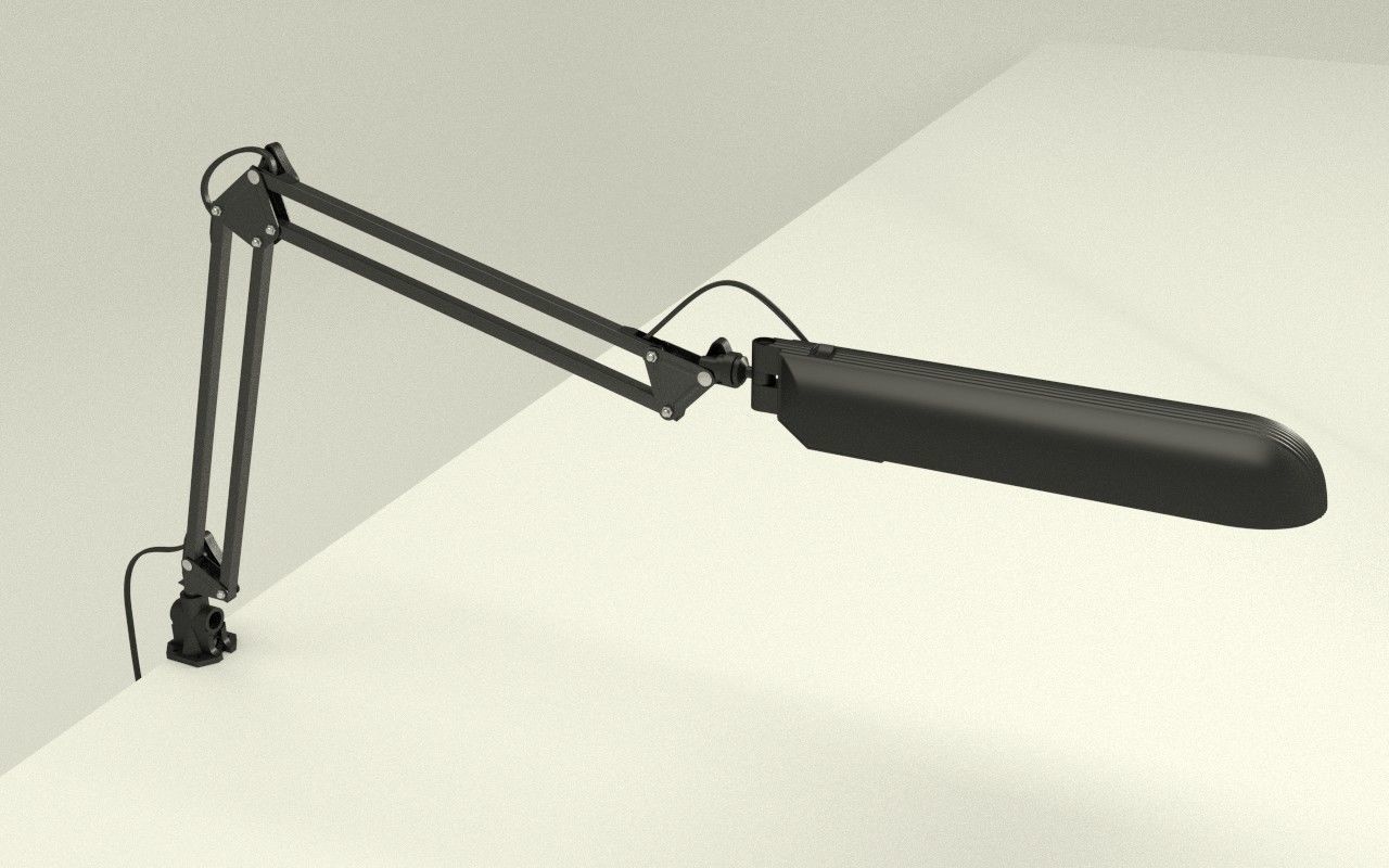 Adjustable table lamp 3D model_2