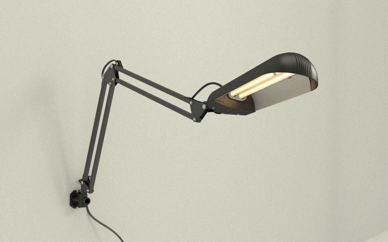 Adjustable table lamp 3D model_6