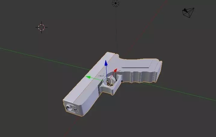 Glock gun Free low-poly 3D model