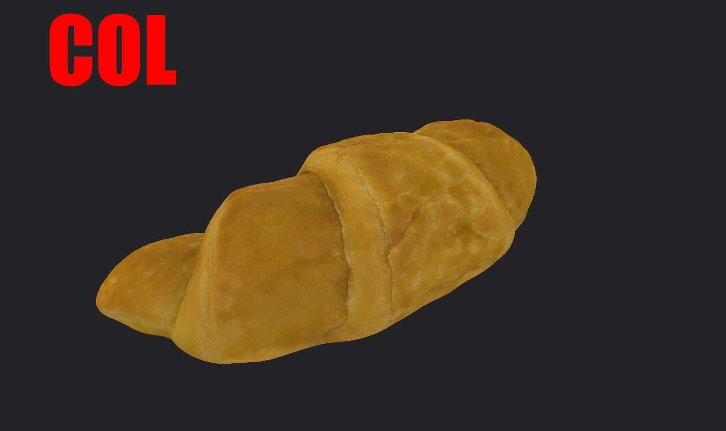 Croissant  for VR  AR Architecture 3D model_8