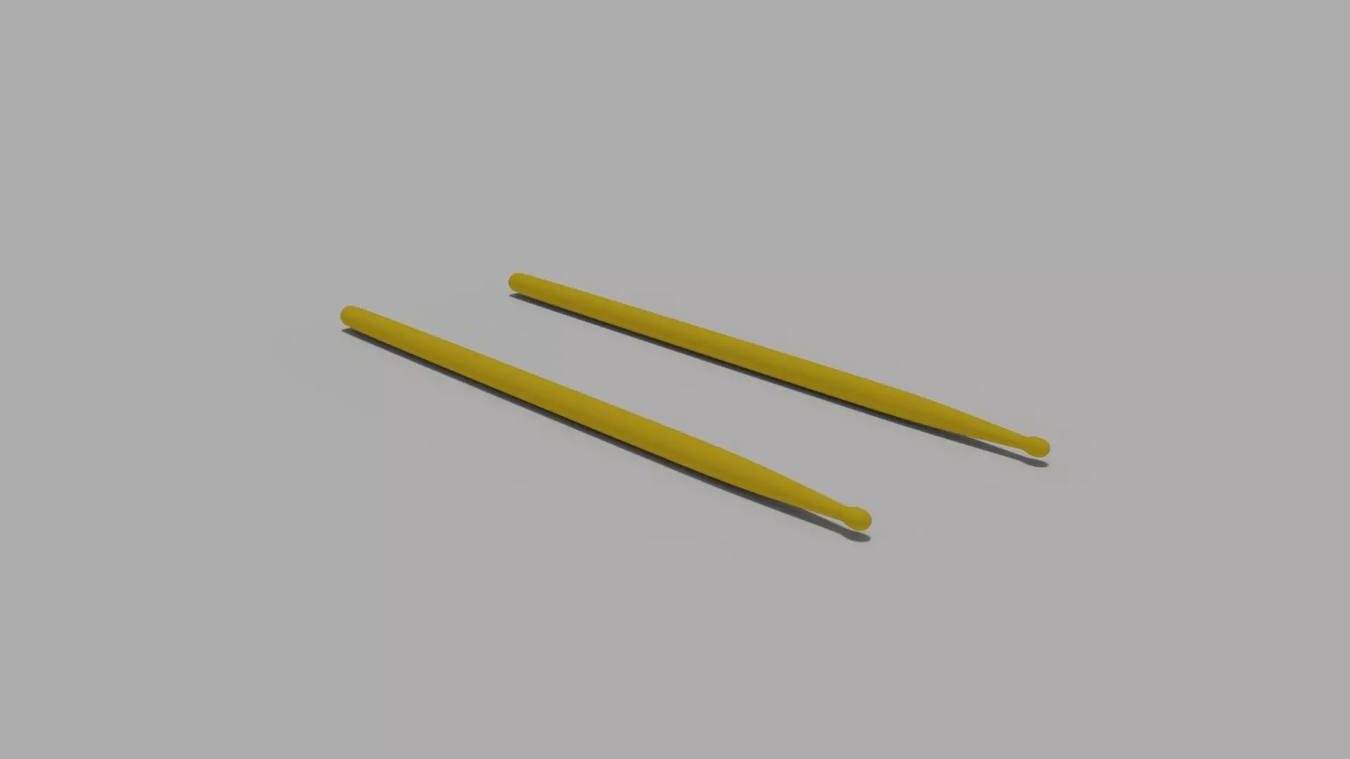 Model of Drum Sticks Free 3D model_0