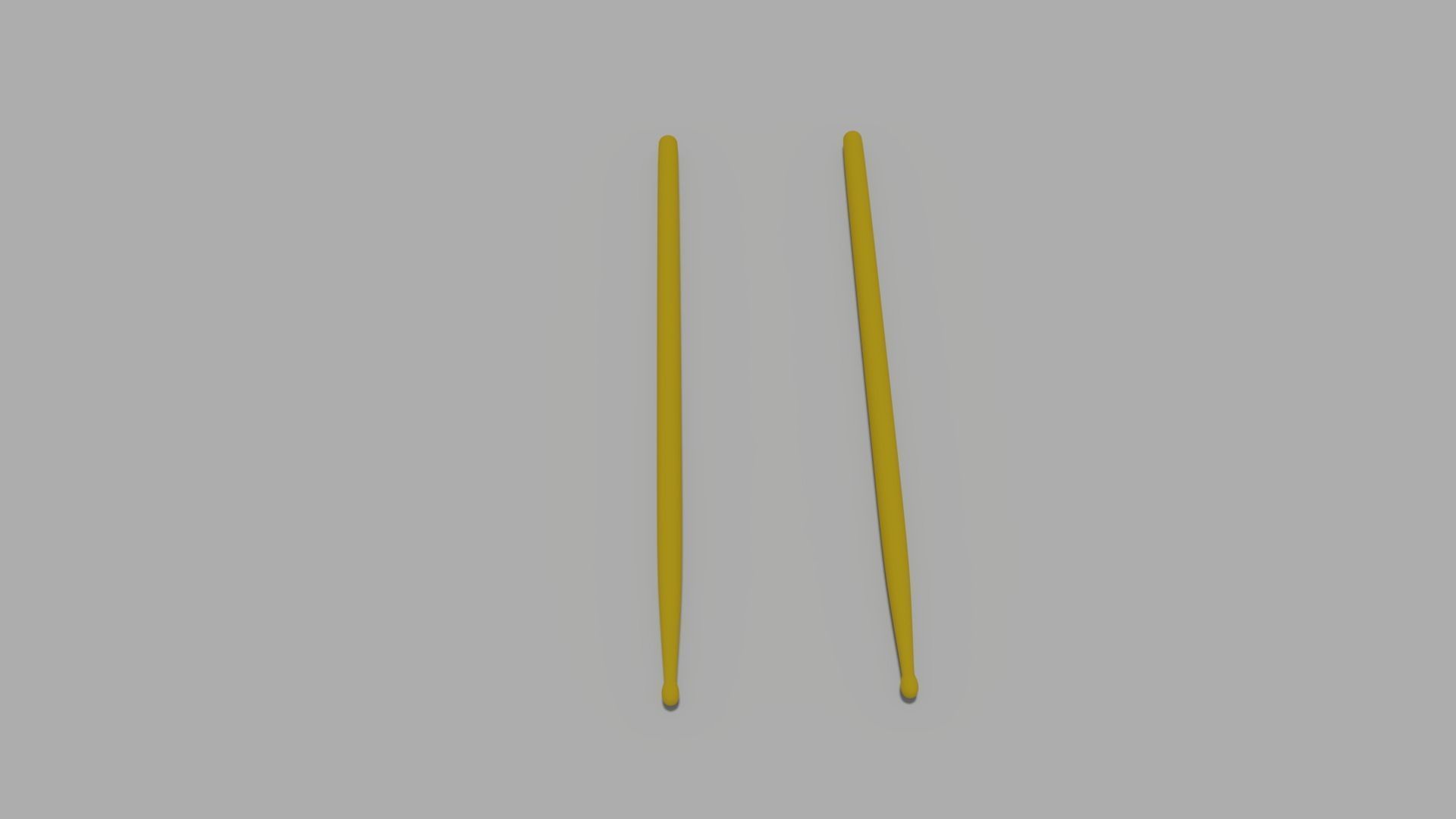 Model of Drum Sticks Free 3D model_2