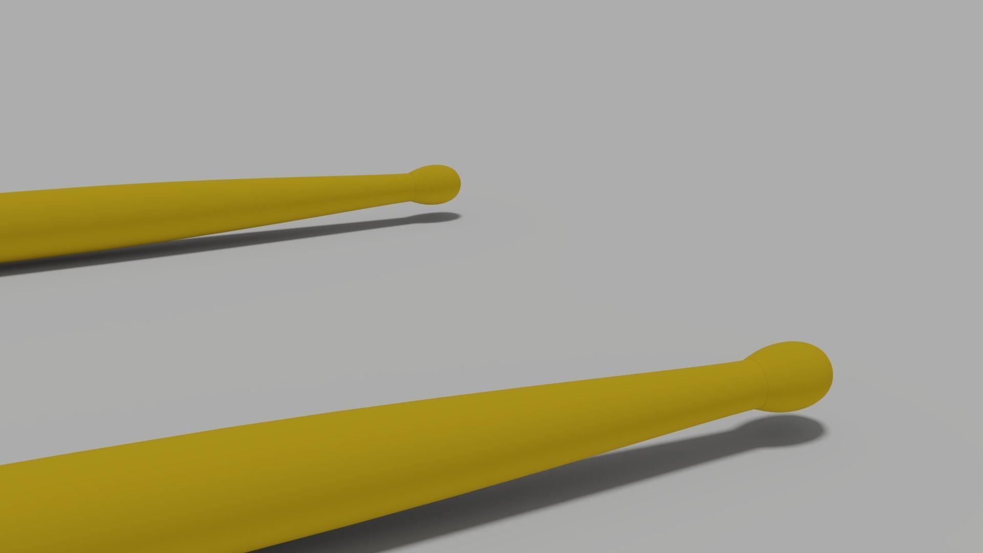 Model of Drum Sticks Free 3D model_4