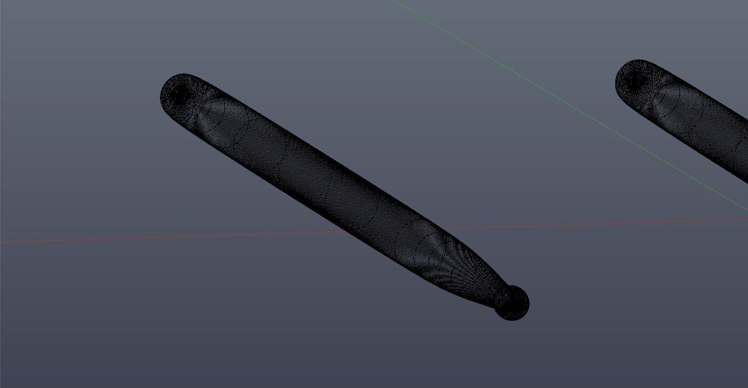 Model of Drum Sticks Free 3D model_6