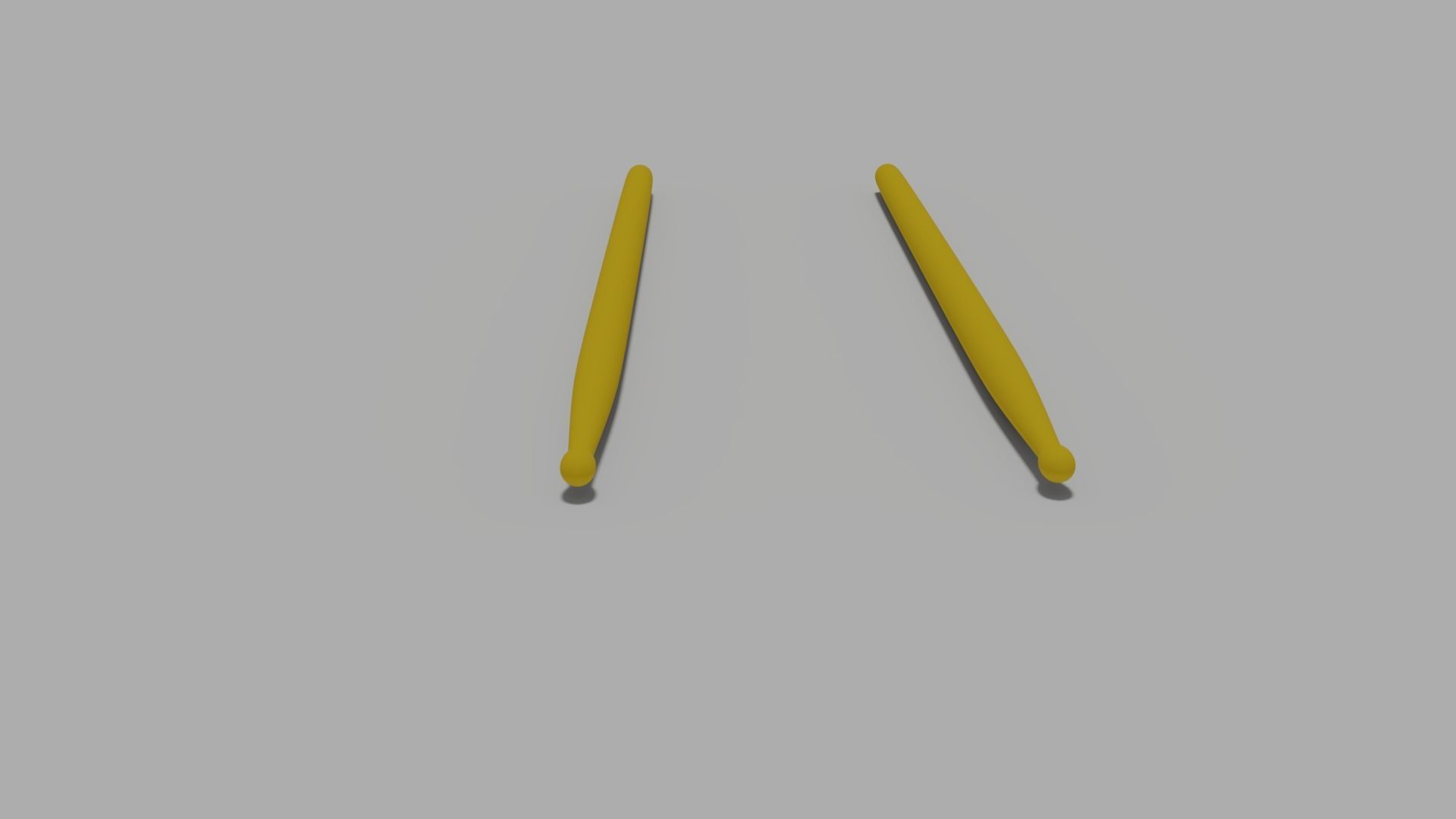 Model of Drum Sticks Free 3D model_1