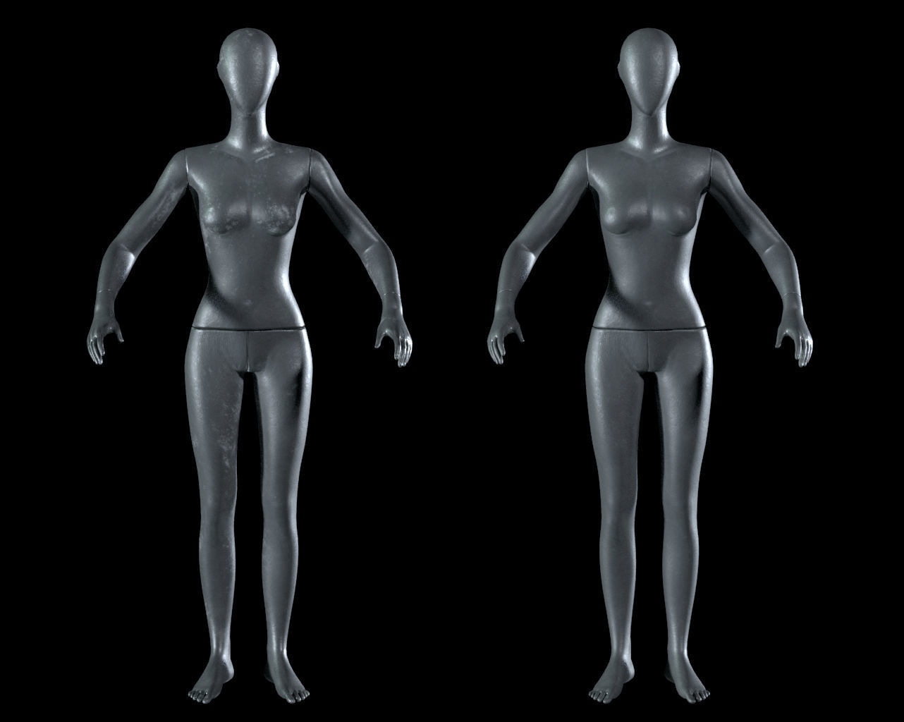 Mannequin - rigged 3D model_2
