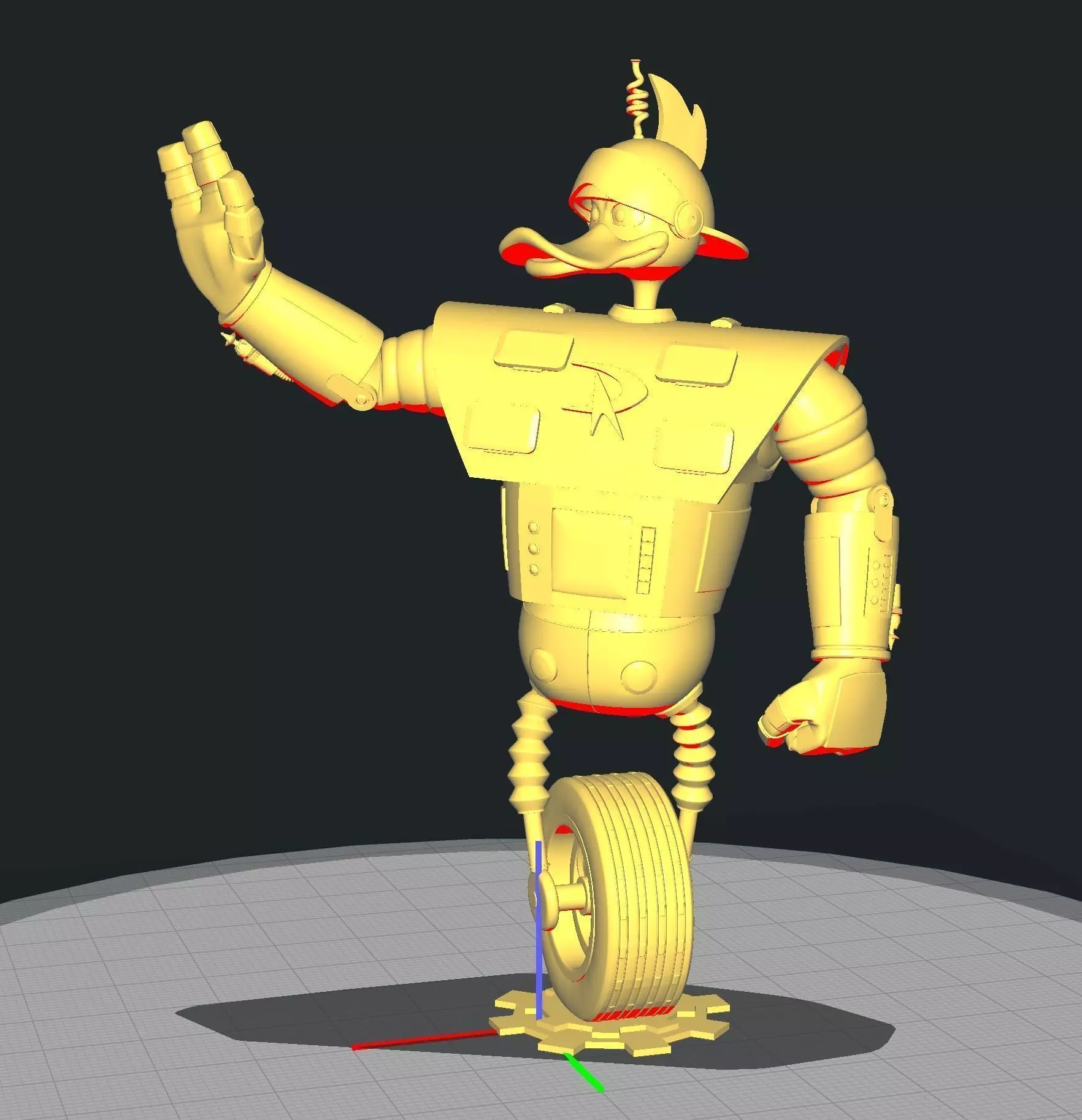 Gizmo Duck 3D print model