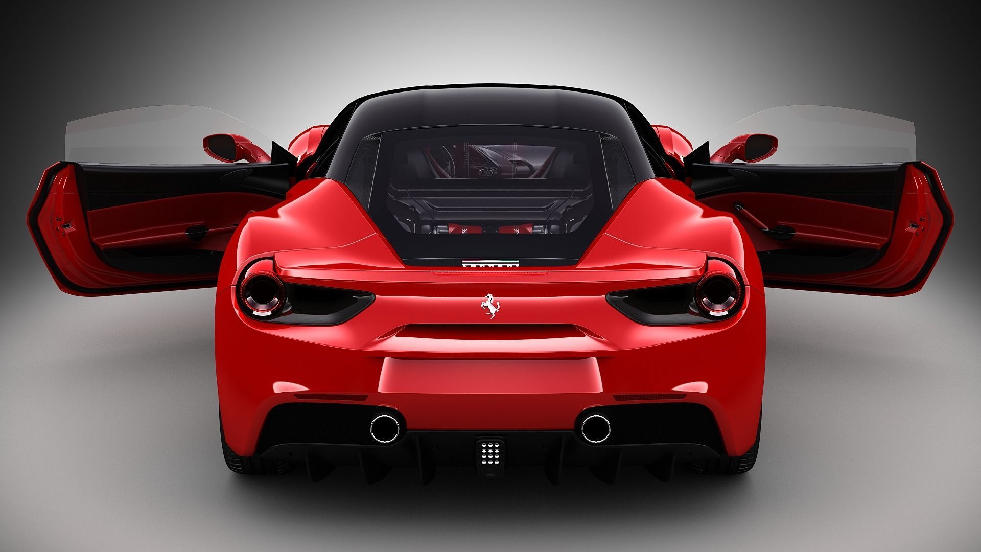 Ferrari 488 GTB 3D model_5