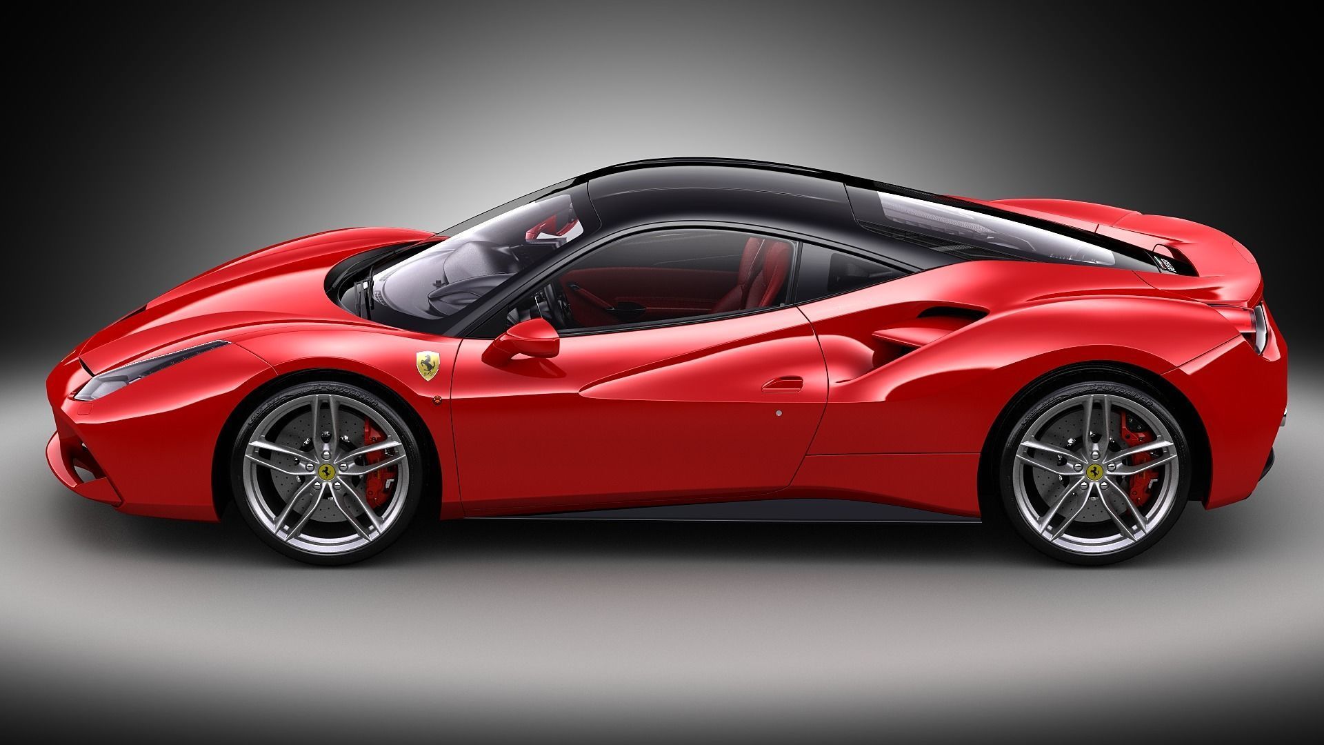 Ferrari 488 GTB 3D model_1