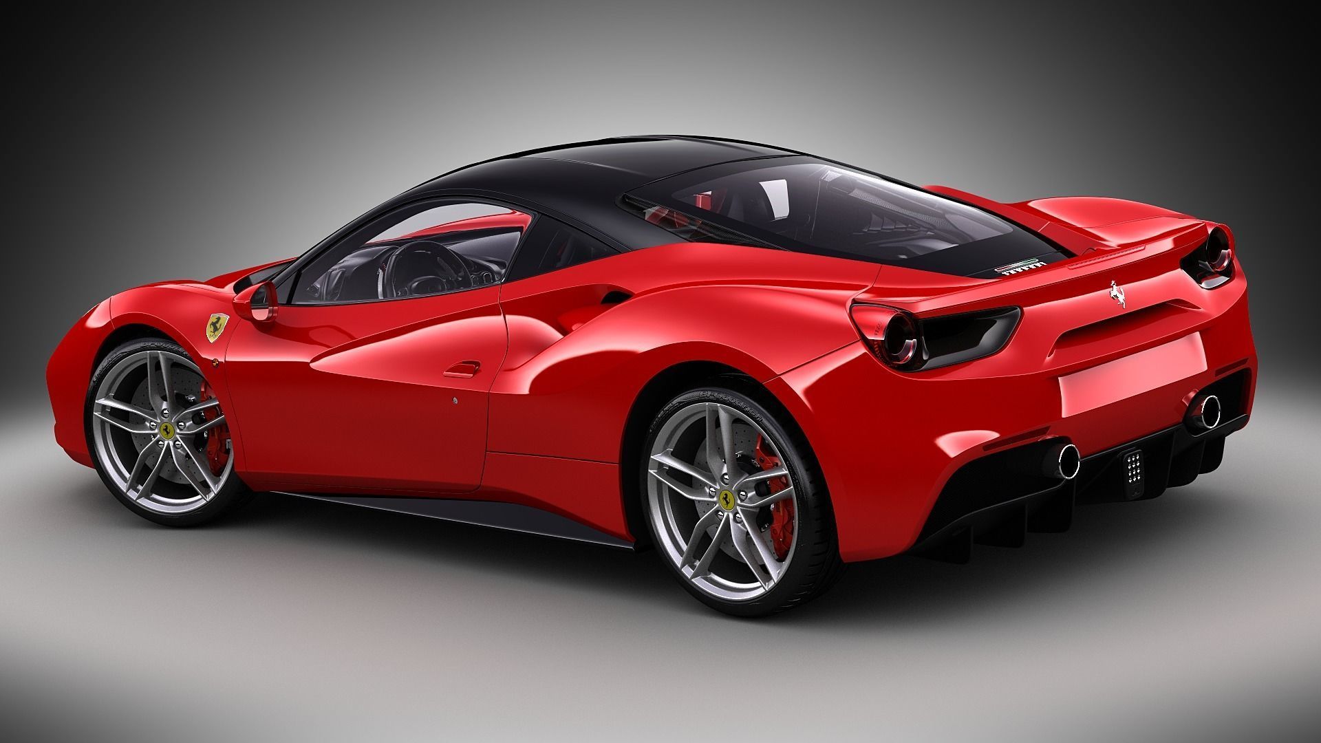 Ferrari 488 GTB 3D model_2