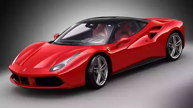 Ferrari 488 GTB 3D model