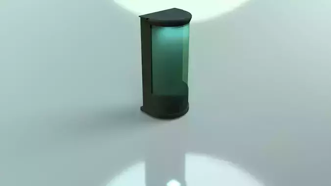 Cloning Vats Sci-fi Low-poly 3D model