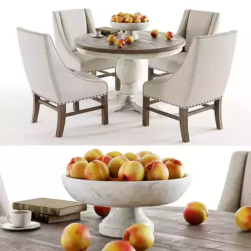 Curations Limited - Trestle Vintage light table set