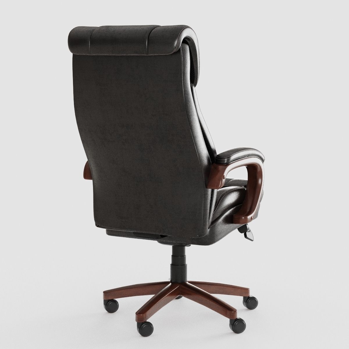 Leather Executive Office Chair 3D model_9