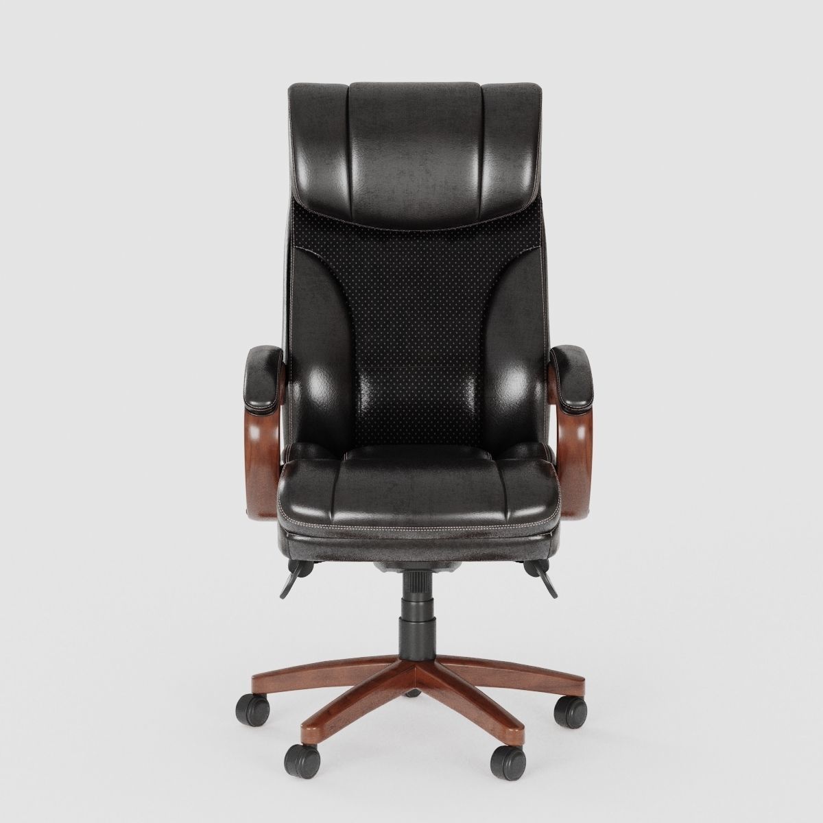 Leather Executive Office Chair 3D model_3