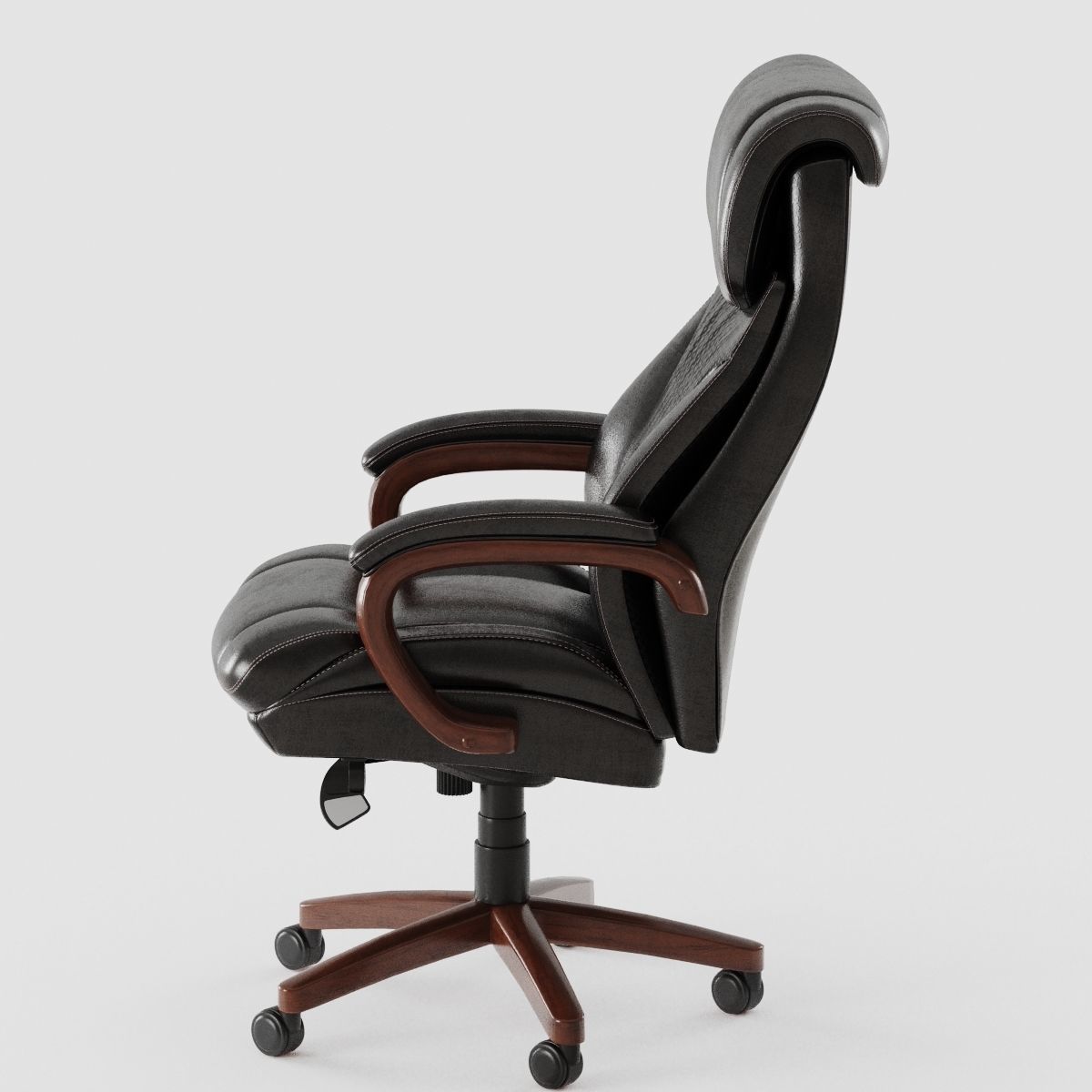 Leather Executive Office Chair 3D model_4