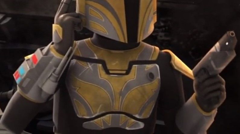 Ursa Wren and Bo Katan S4 Star Wars Rebels Mandalorian Gauntlets 3D print model_11