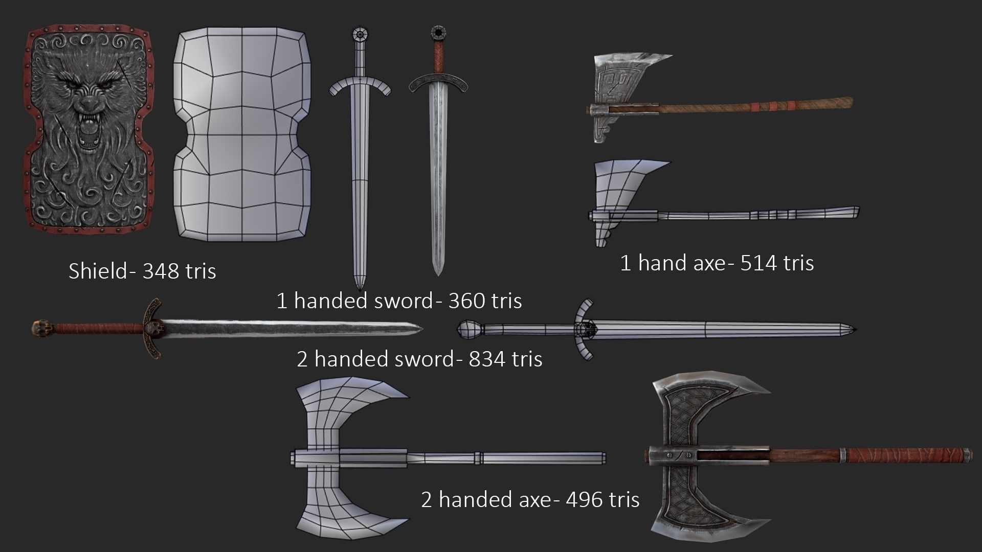 Lowpoly Gladiators spartan warrior in armor Low-poly 3D model_7