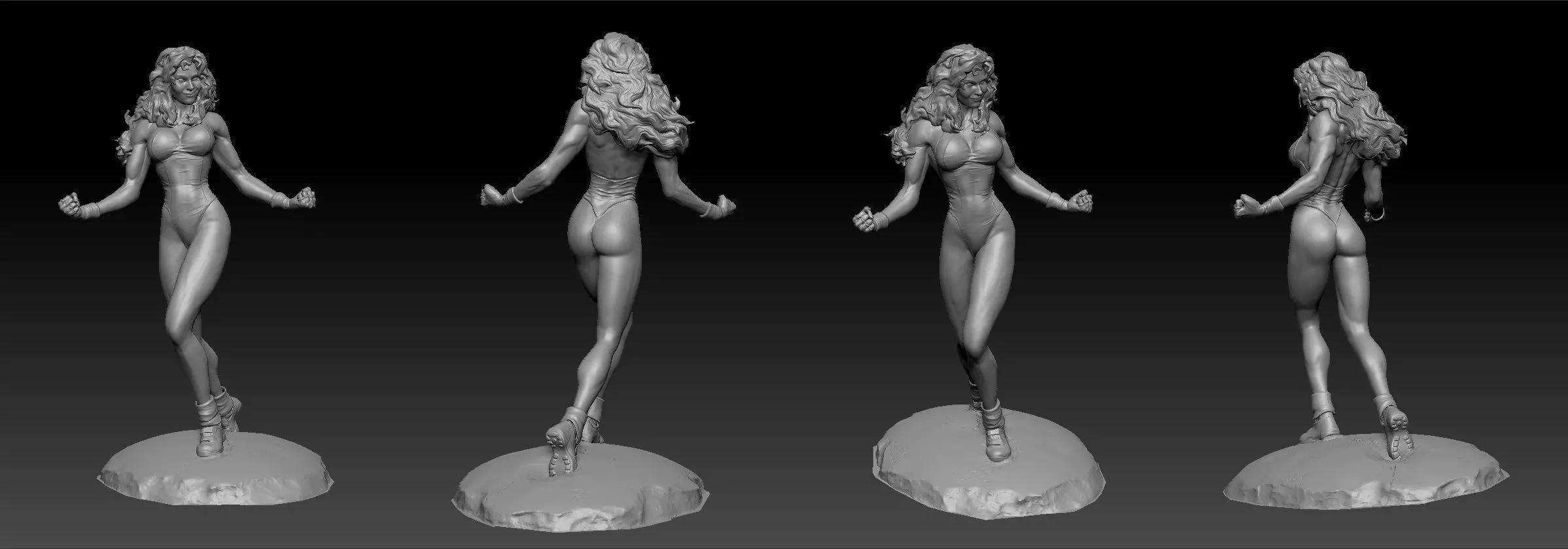She Hulk 3D print model_0