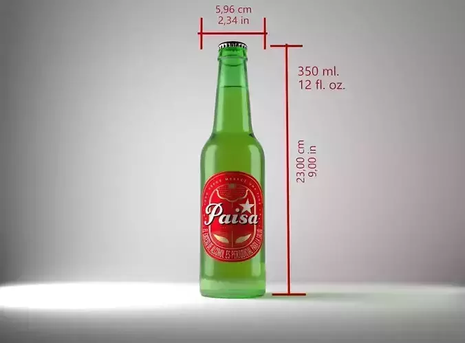 Beer Glass Bottle 12 fl oz