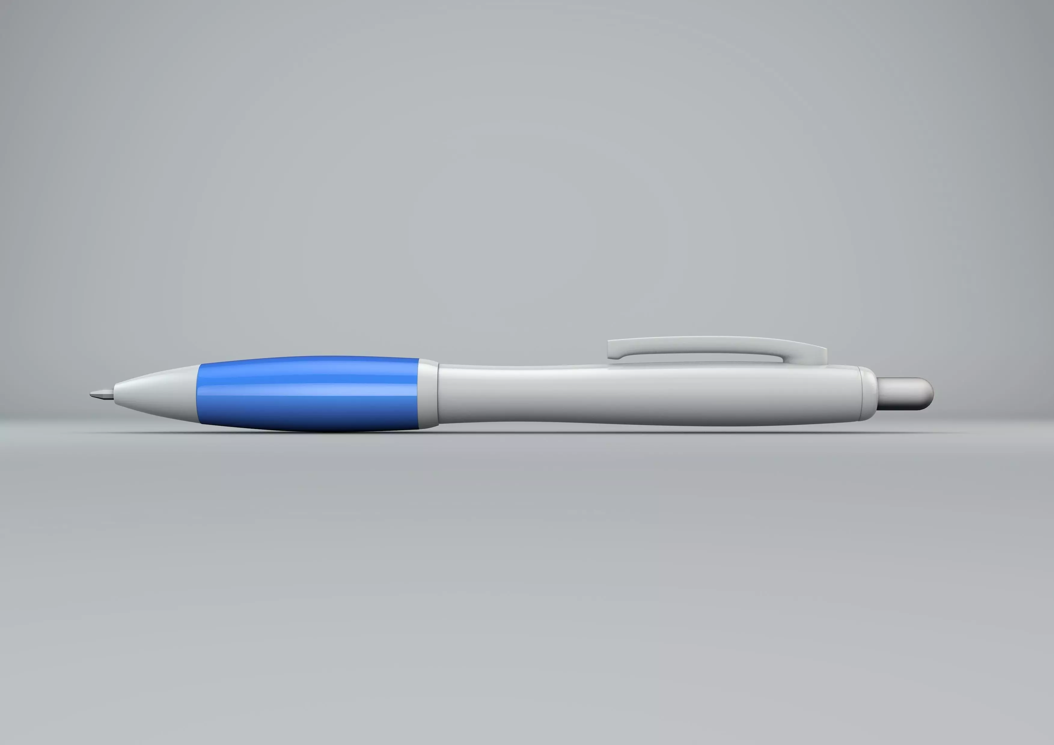 Modern Ballpoint Pen 3D model_0