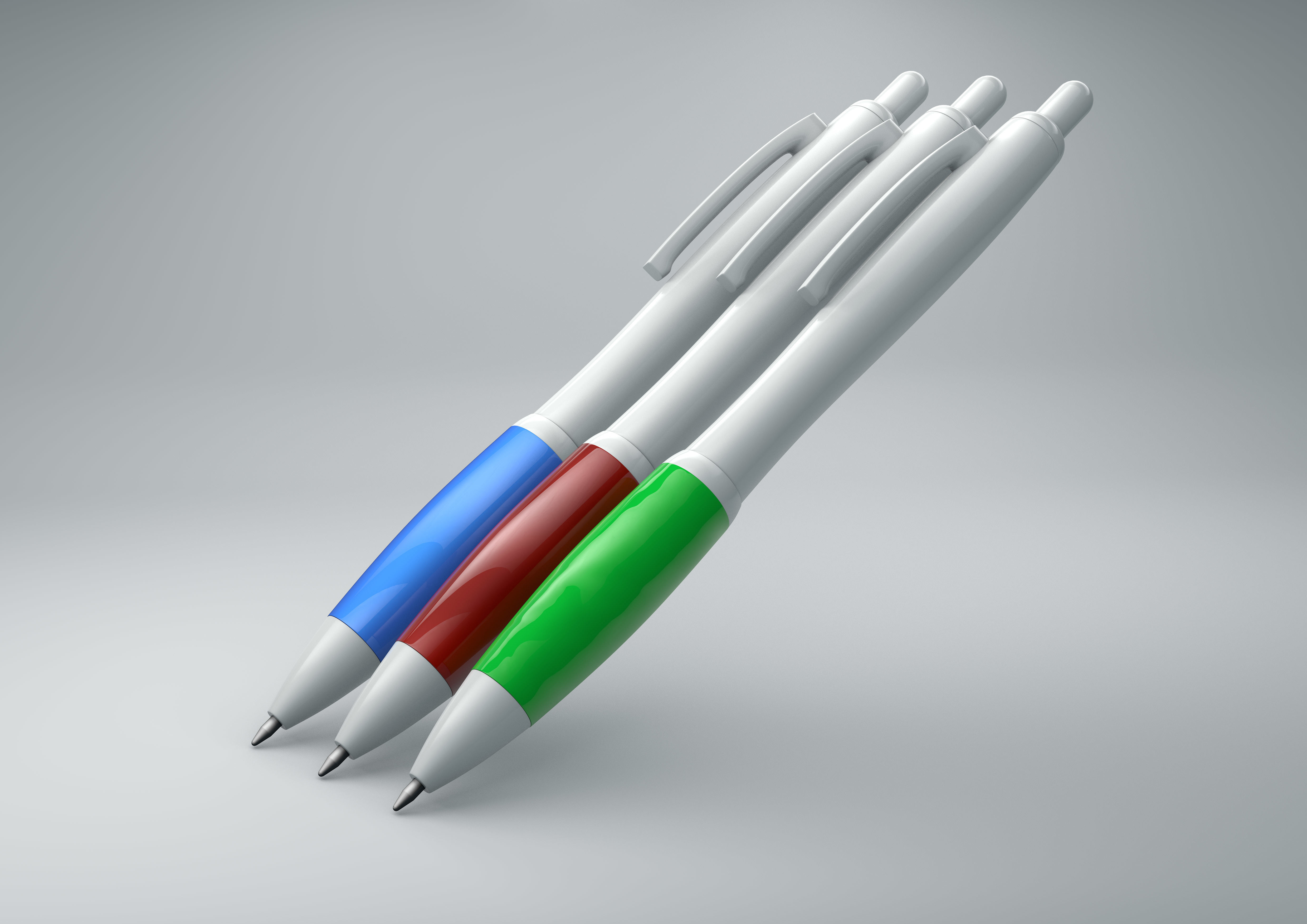 Modern Ballpoint Pen 3D model_2