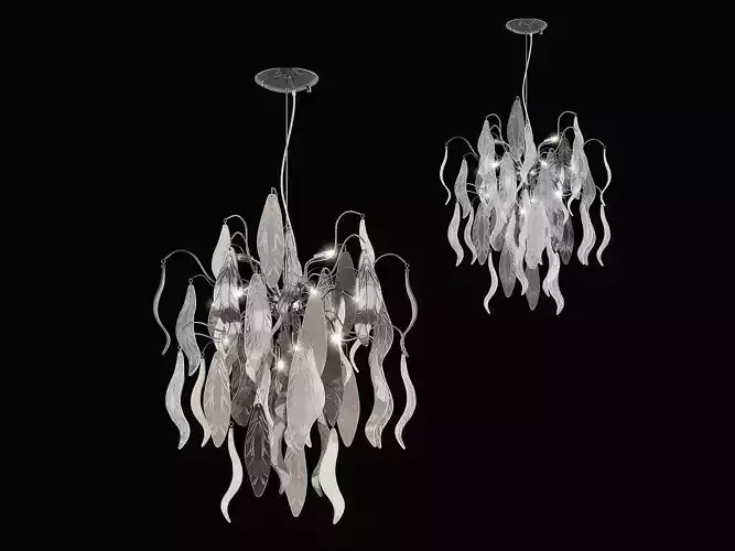 79315x Vetro Lightstar Chandelier 3D model