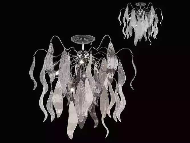 79312x Vetro Lightstar Chandelier 3D model