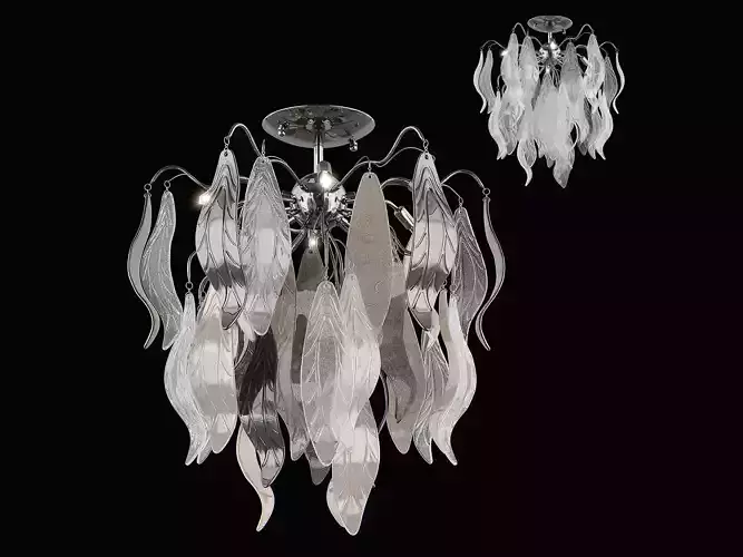 79309x Vetro Lightstar Chandelier 3D model