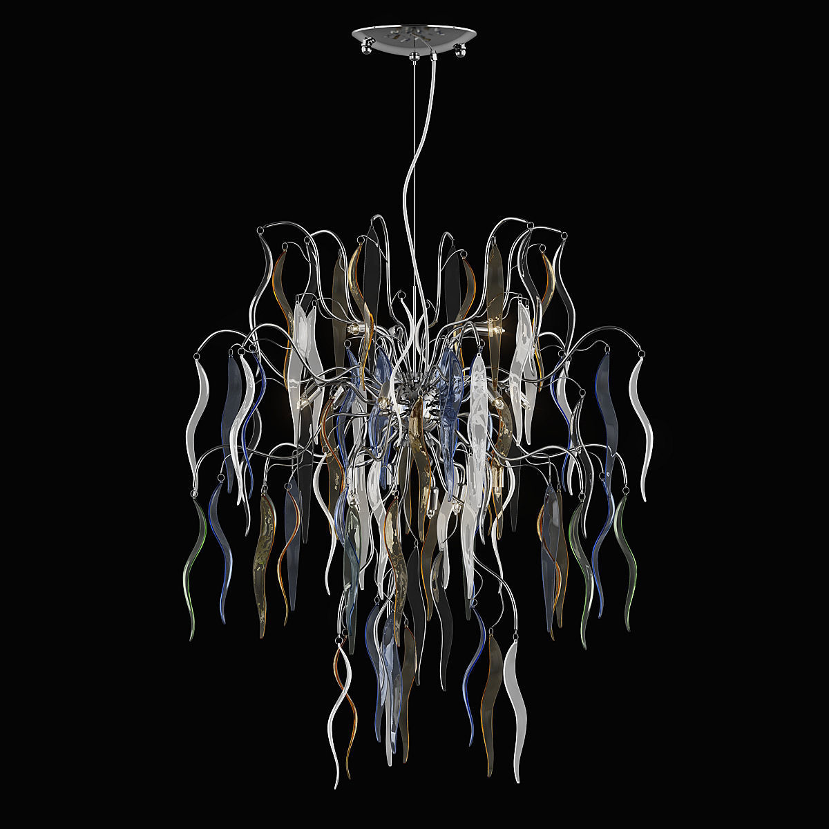 792154 Mocco Lightstar Chandelier 3D model_9